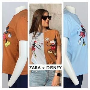 ZARA DISNEY TWO COLOR T-SHIRT SHIRT